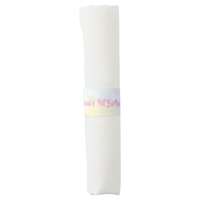 Dreamy Dreamcatcher Birthday Celebration Napkin Bands (Front)