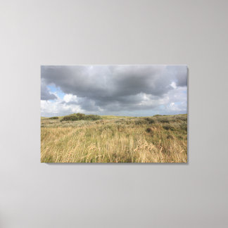 Dreamy Dune Landscape with Dramatic Sky Canvas Print