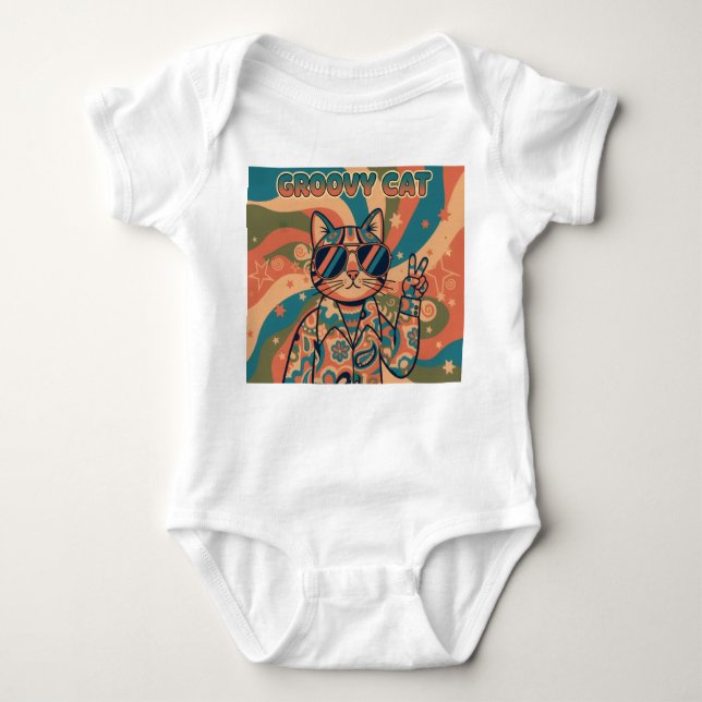 Dreamy Elephant Stars Infant One Piece Double Side Baby Bodysuit (Front)