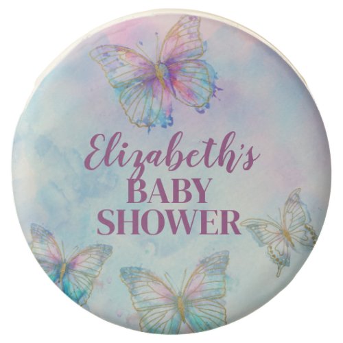 Dreamy Enchanted to Meet You Butterfly Baby Shower Chocolate Covered Oreo