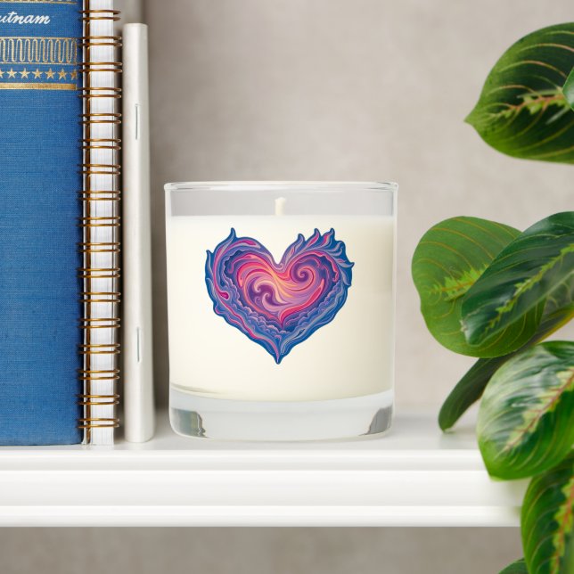Dreamy Ethereal Heart Scented Candle (Shelf)