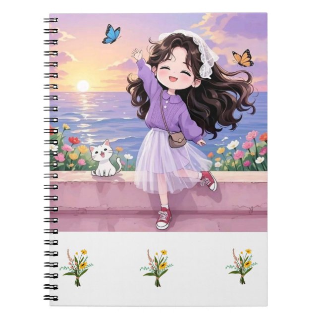 DREAMY FANTACY PRINT NOTEBOOK (Front)