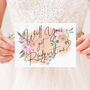 Dreamy Floral Get Ready With Me Card