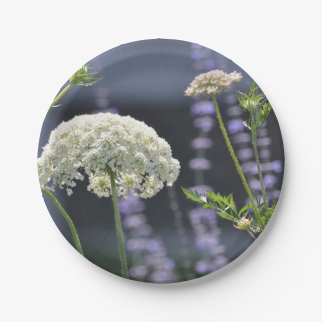 Dreamy Floral Paper Plate (Front)