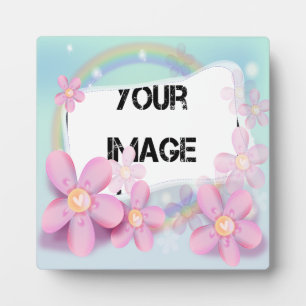 Dreamy Floral Pastel Art Plaque