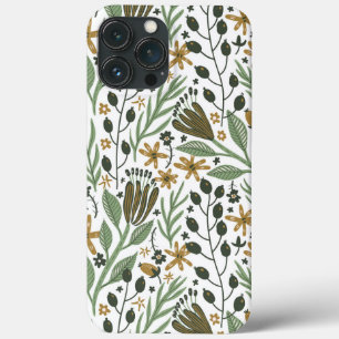Dreamy Floral Pattern iPhone 13 Pro Max Case