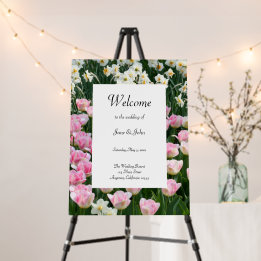 Dreamy Floral Wedding Foam Board