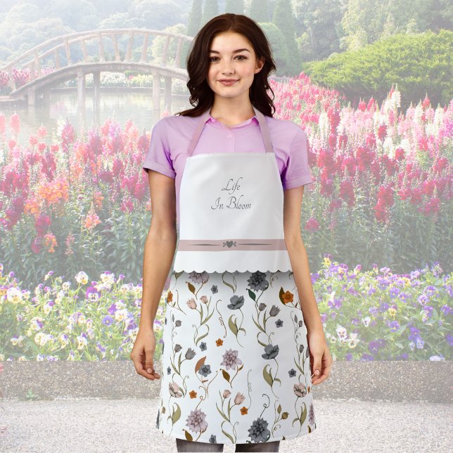 Dreamy Florals Baking and Cooking Apron (Dreamy Florals Baking and Cooking Apron)