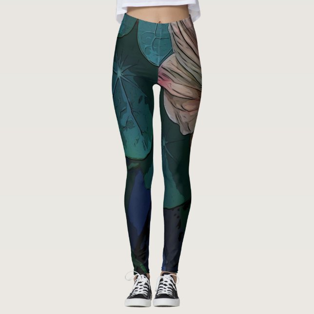 DREAMY FLOWER LEGGINGS (Front)