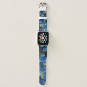 Dreamy flowers in Vincent Van Gogh art style. Arti Apple Watch Band