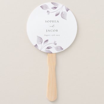 Dreamy Foliage Hand Fan by Whimzy_Designs at Zazzle