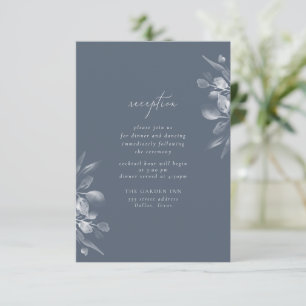 Dreamy Foliage Reception Insert Card