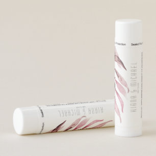 Dreamy Foliage Wedding V2 Burgundy ID817 Lip Balm