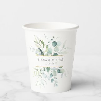 Dreamy Foliage Wedding V3 Green ID817