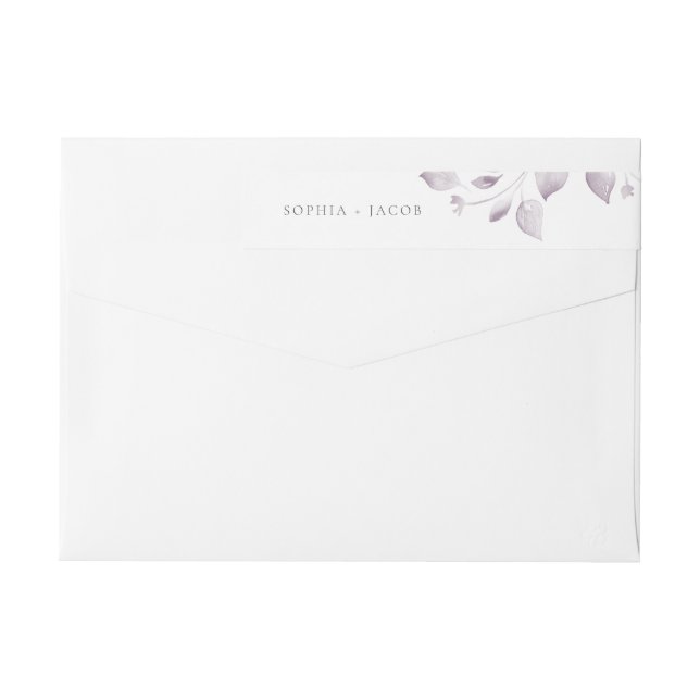 Dreamy Foliage Wrap Around Label (Back)