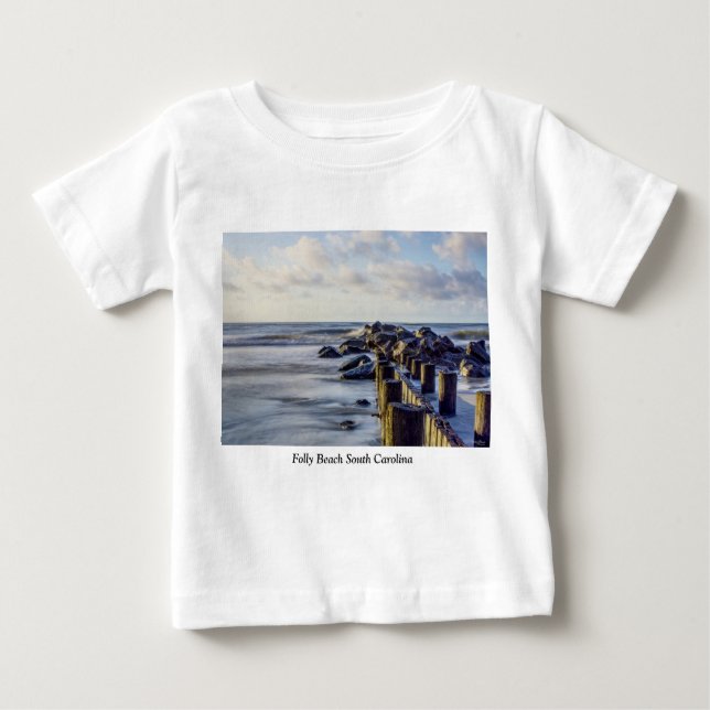 Dreamy Folly Seawall Baby T-shirt (Front)