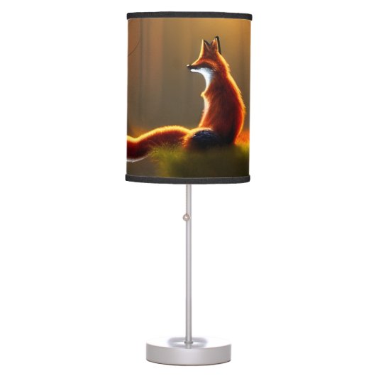 Dreamy Fox Table Lamp (Front)