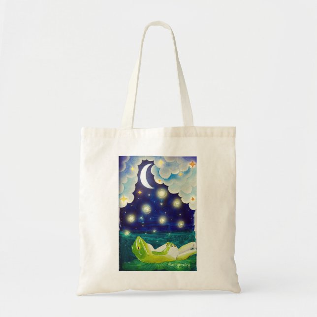 Dreamy Frog Tote Bag (Front)