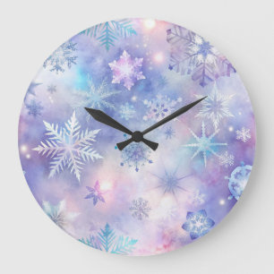 Dreamy Galaxy Star Wall Clock