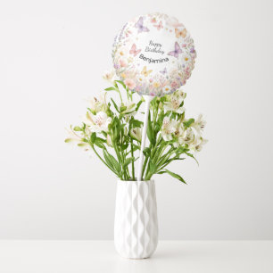 Dreamy Garden Butterflies Bees Ladybugs Flowers Balloon