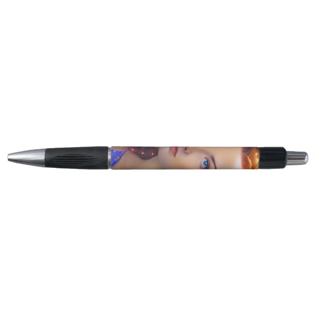 Dreamy Girl with Rainbow Lights  Pen (Front)