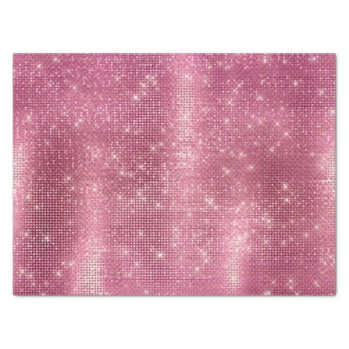 Dreamy Girly Glam Pink Sparkle Tissue Paper