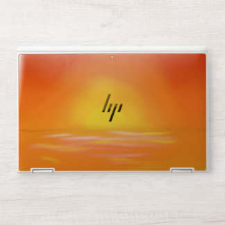 Dreamy golden sunset  HP laptop skin