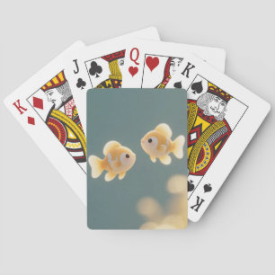 Dreamy Goldfish Duo Poker Cards