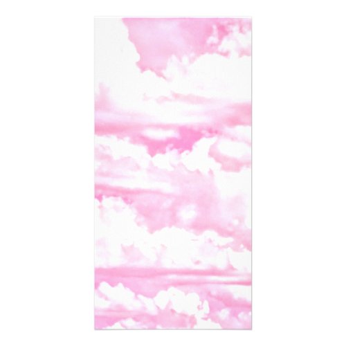 Dreamy Happy Pink Clouds Card