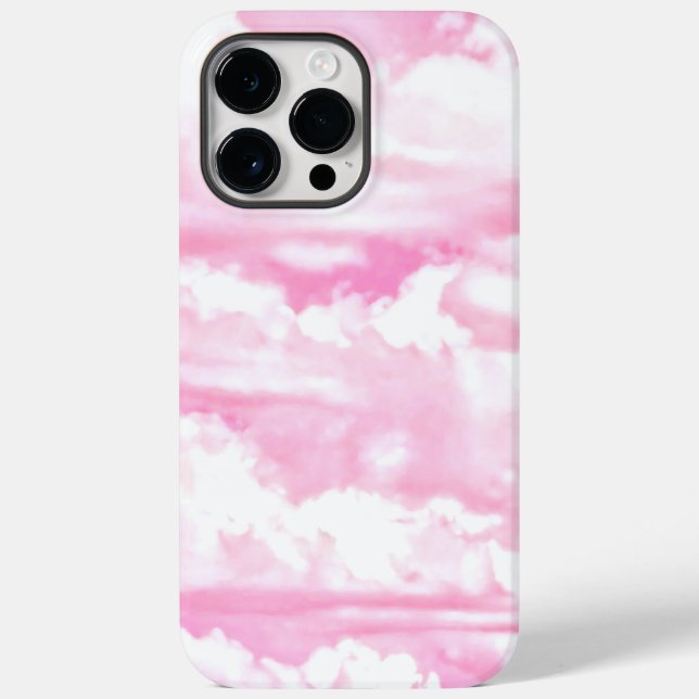 Dreamy Happy Pink Clouds Case-Mate iPhone Case (Back)