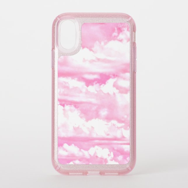 Dreamy Happy Pink Clouds Speck iPhone XR Case (Front)