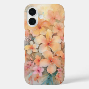 Dreamy Hawaiian Hibiscus iPhone 16 Case