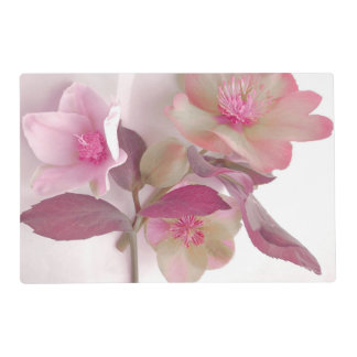 Dreamy Hellebores Paper Placemat