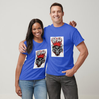 Dreamy Hip-Hop Skull T-Shirt Design - Premium Vect