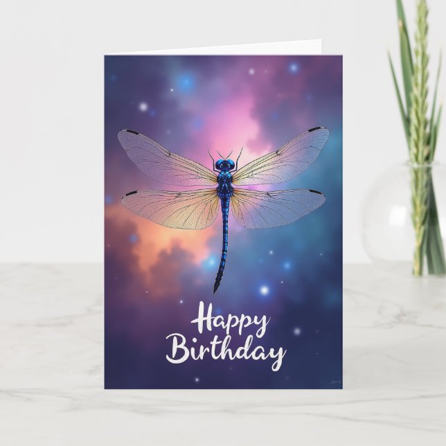 Dreamy Insect Birthday Card (Front)