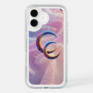 Dreamy Jeweled Moon Fantasy Art | iPhone 16 Case