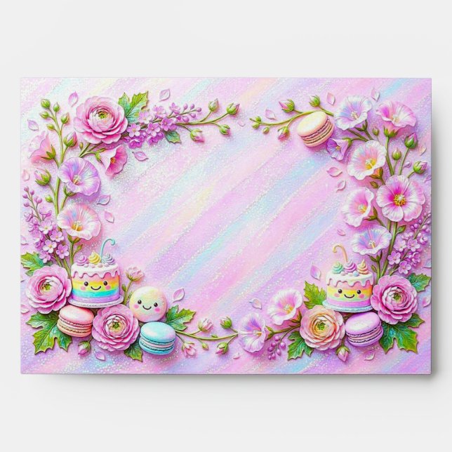 Dreamy Kawaii Bakery Envelopes (Front)