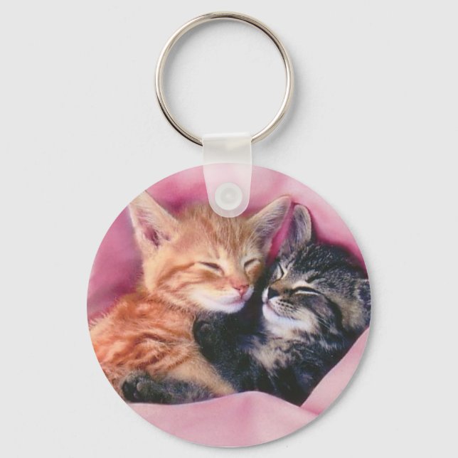 dreamy kittens key chain (Front)