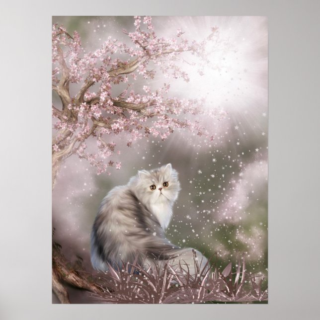 Dreamy kitty cat poster (Front)