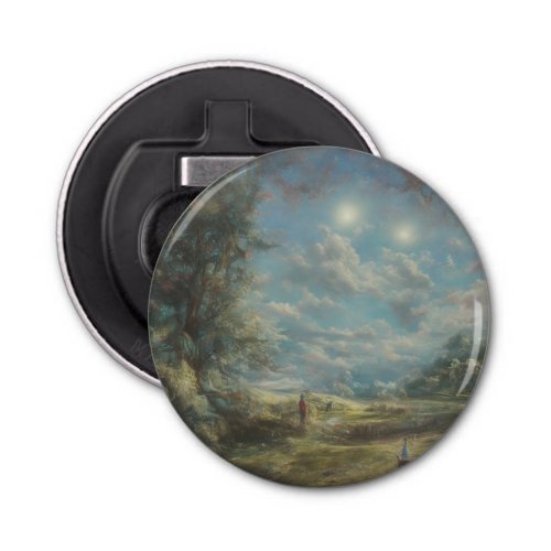 Dreamy Landscape Paint Nature Tree Dreamlike   Bottle Opener