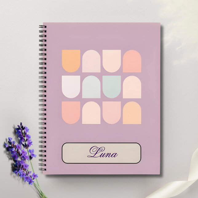 Dreamy Lavender Color Block Notebook (Creator Uploaded)