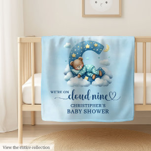 Dreamy Letter C Blanket with Baby Custom Name