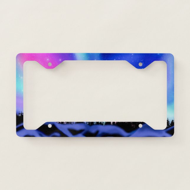 Dreamy Lights License Plate Frame (Front)