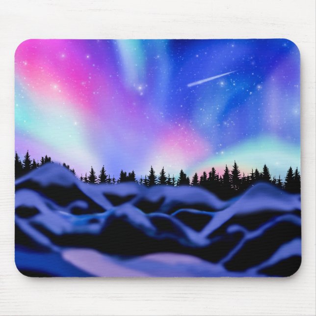 Dreamy Lights Mouse Pad (Front)