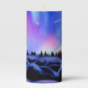 Dreamy Lights Pillar Candle