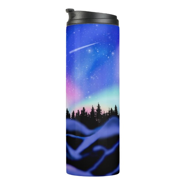 Dreamy Lights Thermal Tumbler (Rotated Right)