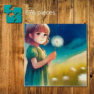 dreamy   little girl in the summer field 