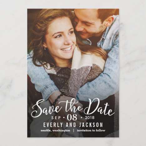 Dreamy Love EDITABLE COLOR Save The Date Cards