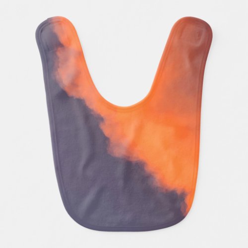 Dreamy magical clouds  in dreamy magical colors baby bib