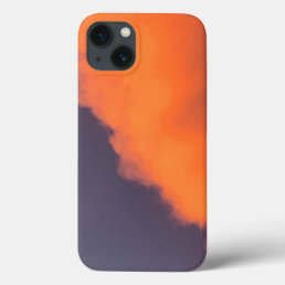 Dreamy, magical clouds  in dreamy, magical colors iPhone 13 case